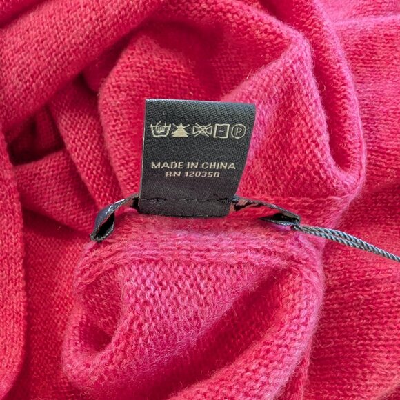 ALASHAN CASHMERE Nwt Dress Topper Bloom Pink Ultra Soft Luxurious Poncho Scarf - Picture 8 of 10